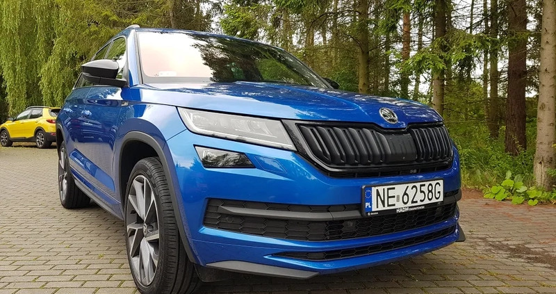 Skoda Kodiaq cena 145900 przebieg: 156000, rok produkcji 2019 z Bolków małe 529